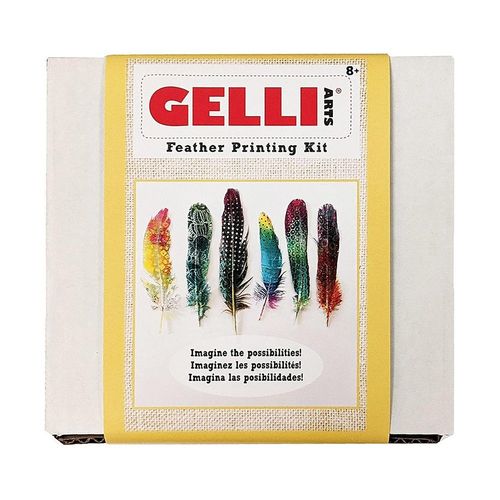 Image of Gelli Arts Feather Printing Kit