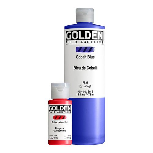 Golden Artist Colors, Fluid Acrylics, 6-color Intro Set