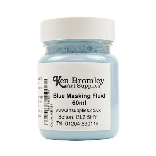 Image of Ken Bromley Art Supplies Blue Masking Fluid