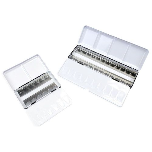 Image of Lightweight Metal Tin Watercolour Boxes