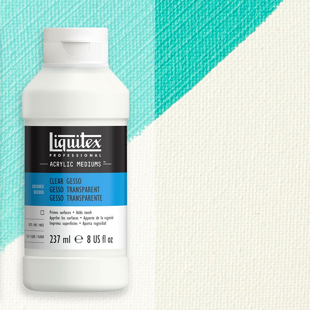 Liquitex Acrylic Gesso Surface Prep Black Gesso 8 oz