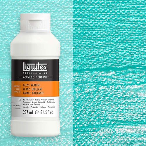 71) Liquitex high gloss varnish, achieve resin looking results