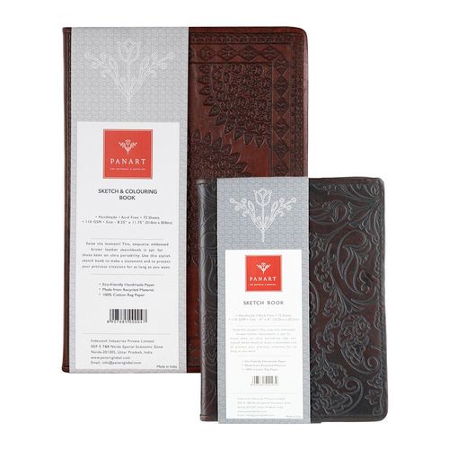 Image of Panart Embossed Leather Journal