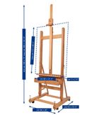 Thumbnail 2 of Mabef M05 Studio Easel Small with Crank