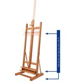 Thumbnail 4 of Mabef M09 Studio Easel - Basic with Tray
