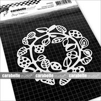 Carabelle Studio Art Mask Mini Leaves Wreath