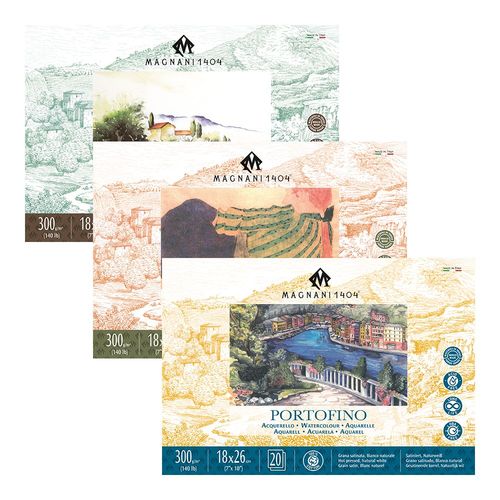 Fabriano Artistico Watercolor Paper 140lb 20 Sheet Block 12x16