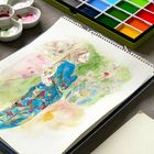Thumbnail 5 of Kuretake Gansai Tambi 18 Large Pan Watercolour Paint Set