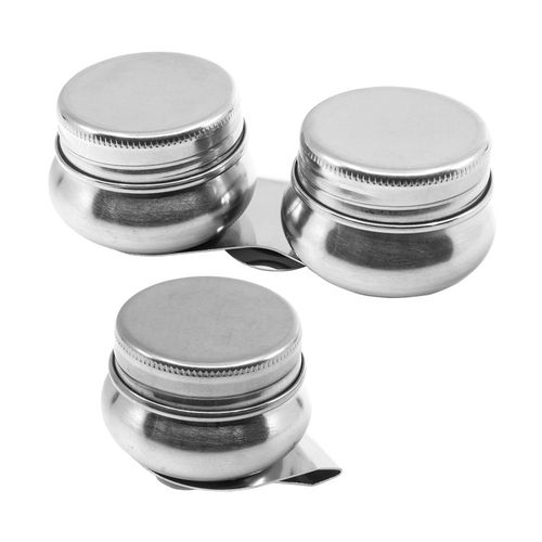 Image of Metal Dippers With Lid
