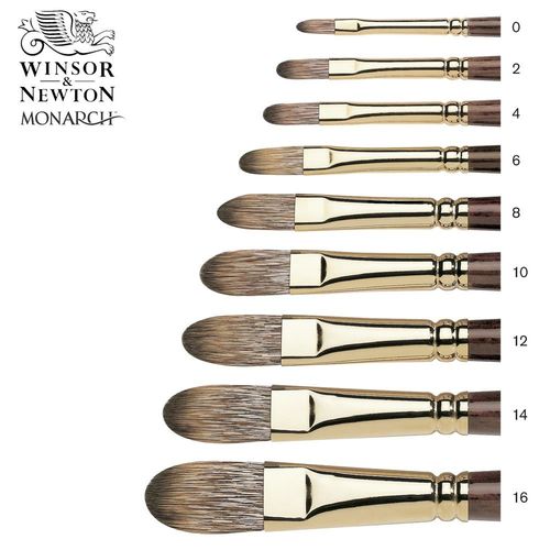 Image of Winsor & Newton Monarch Filbert Brush
