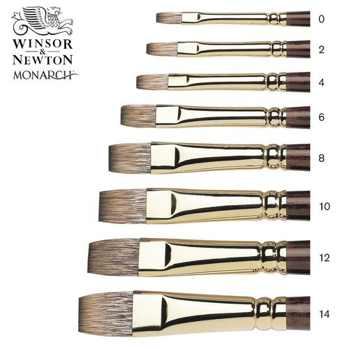 Image of Winsor & Newton Monarch Long Flat Brush