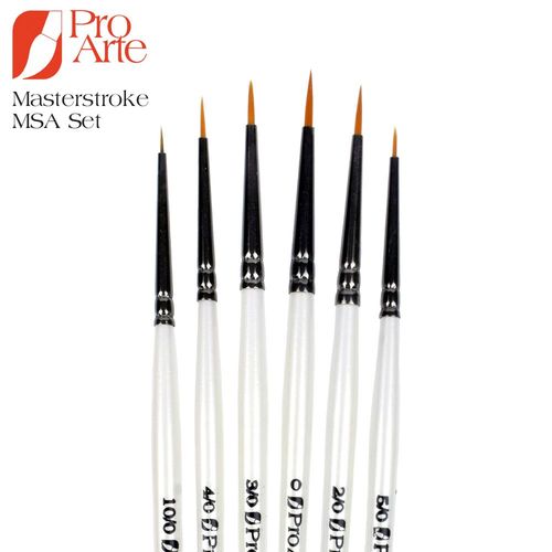 Image of Pro Arte Masterstroke Miniature 6 Brush Set MSA