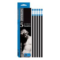 Nitram Academie Fusains Square Charcoal Sticks 5 x H 5mm