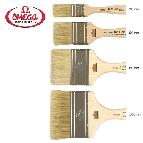 Image of Omega Flat Bristle Brush Series 1031N
