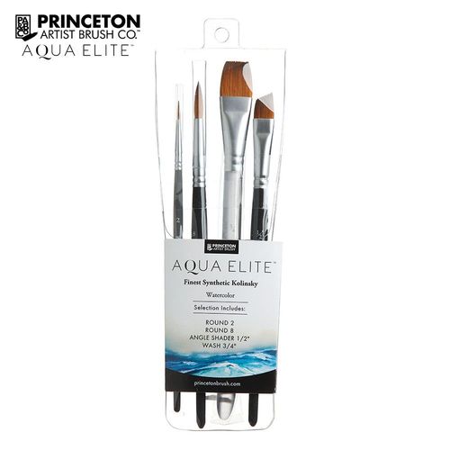 Image of Princeton Aqua Elite Ser 4850 Pro 4 Brush Set