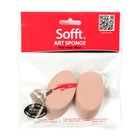 Thumbnail 1 of PanPastel Sofft Art Sponge Angle Slice Round Pack of 2