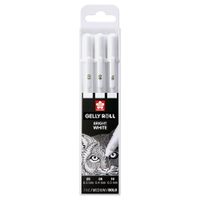 Sakura Gelly Roll Gel Pens Bright White Set of 3