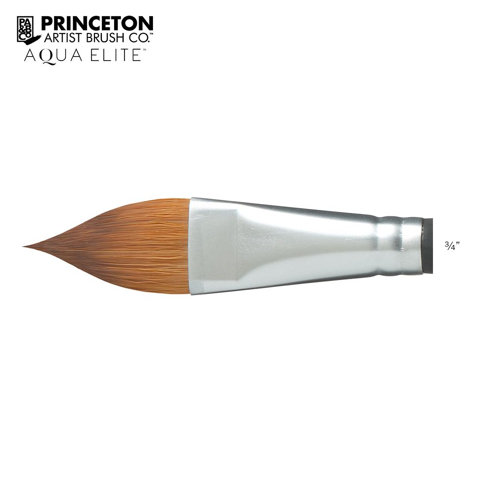 Princeton 4850 Aqua Elite Synthetic Kolinsky Sable Brush Stroke 1/2