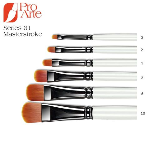 Image of Pro Arte Masterstroke Series 61 Filbert Brushes