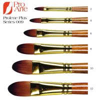 Pro Arte Prolene Plus Series 009 Filbert Brush