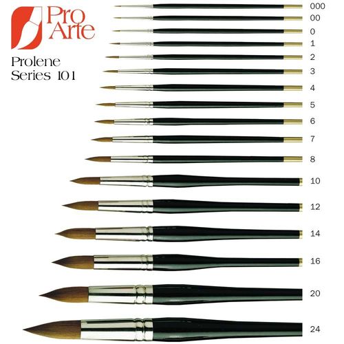 Image of Pro Arte Prolene Series 101 Water Colour Brush Round