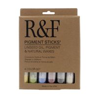 R&F Pigment Sticks Introductory Set of 6 x 38ml