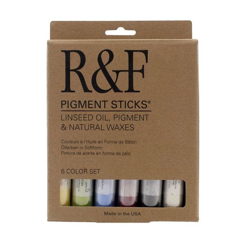 Image of R&F Pigment Sticks Introductory Set of 6 x 38ml