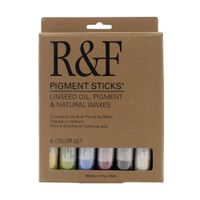 R&F Pigment Sticks Introductory Set of 6 x 38ml