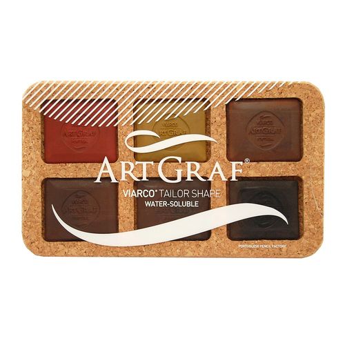 Image of ArtGraf Tailor Shape Water Soluble Block Earth Colours Set
