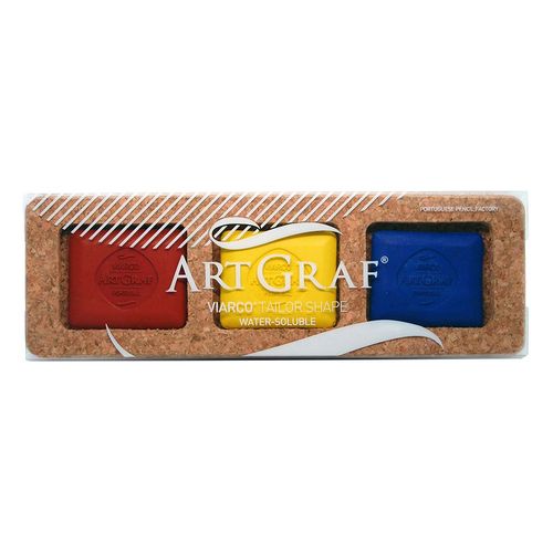 Image of ArtGraf Tailor Shape Water Soluble Block Primary Colours Set