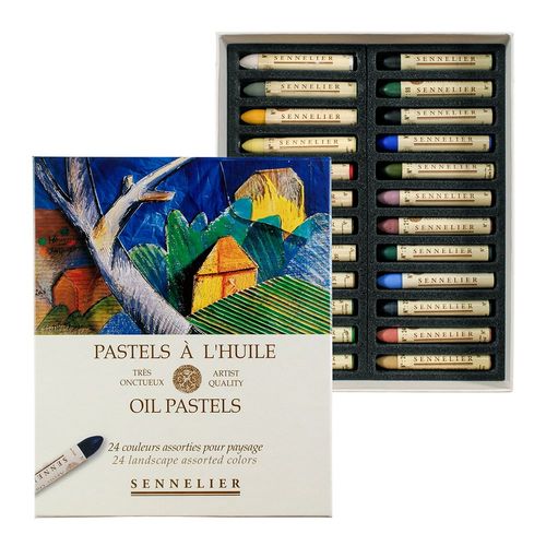 Image of Sennelier Oil Pastel 24 Stick Landscape Set