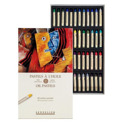 Image of Sennelier Oil Pastel 48 Stick Assorted Set