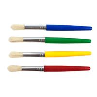 Junior Brushes Pack of 4 Round