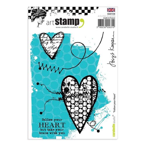 Image of Carabelle Studio Cling Stamp Follow Your Heart
