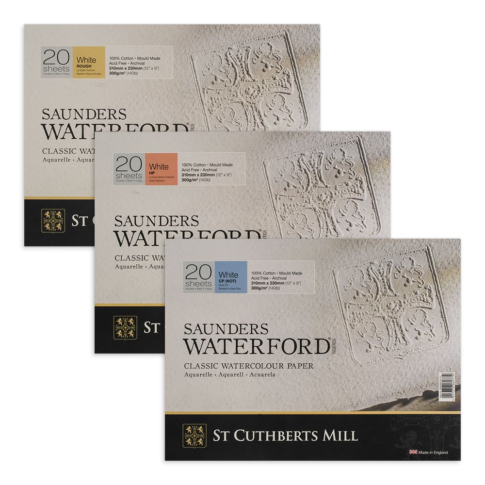 Waterford Watercolor Block 140lb Cold Press 7x10 20-Sheets