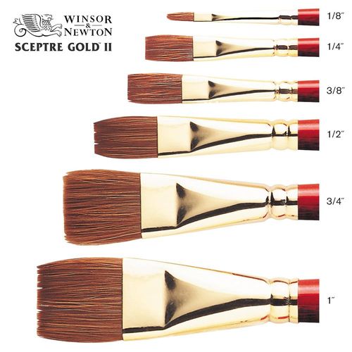 Image of Winsor & Newton Sceptre Gold II Series 606 One Stroke Brush