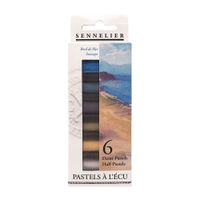 Sennelier Soft Pastel 6 Half Stick Set Seascape