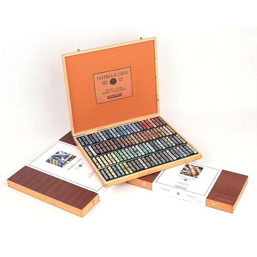 Image of Sennelier Soft Pastels - Landscape Wooden Box Set of 100