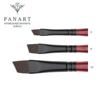 Panart Series 3362 Interlocked Synthetic Acrylic Brush Angular