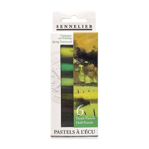 Image of Sennelier Soft Pastel 6 Half Stick Set Spring Countryside