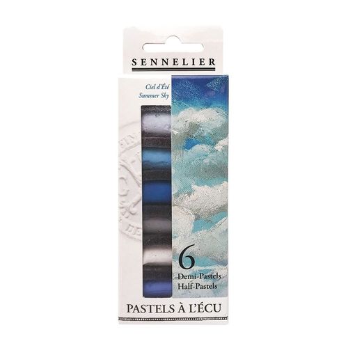 Image of Sennelier Soft Pastel 6 Half Stick Set Summer Sky