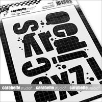 Carabelle Studio Art Stencil Mega Letters