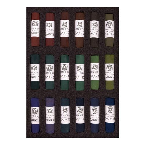 Image of Unison Colour Soft Pastel Dark Set (1 to 18)