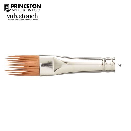 Image of Princeton Velvetouch Series 3950 Filbert Grainer Brush