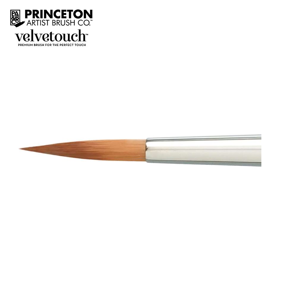  Princeton Velvetouch, Series 3950, Paint Brush for Acrylic, Oil  and Watercolor, Petal, 10