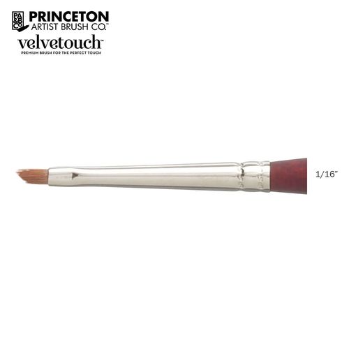 Image of Princeton Velvetouch Series 3950 Mini Angle Shader Brush