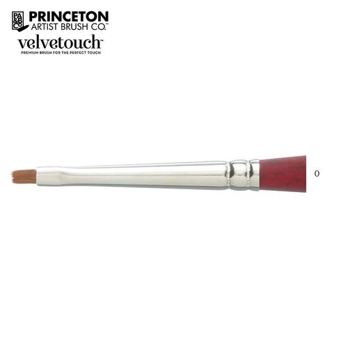 Image of Princeton Velvetouch Series 3950 Mini Chisel Blender Brush