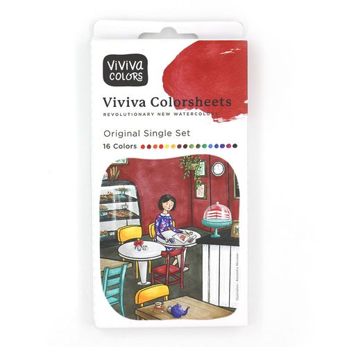 Image of Viviva Coloursheets Original 16 Colours Set
