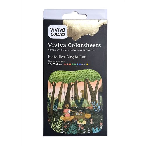 Image of Viviva Coloursheets Metallic Colours Set