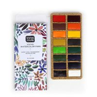Viviva Watercolour Pans Original 16 Colour Set